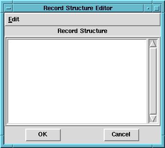 Record Structure Editor